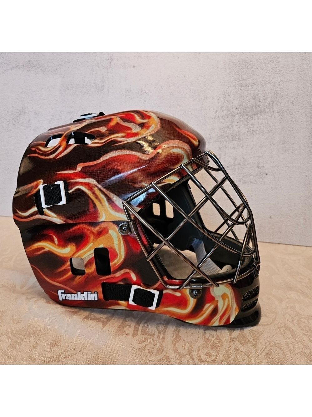 FRANKLIN Street Extreme Comp Street/Roller Hockey Goalie Mask Inferno  7842CAP1E